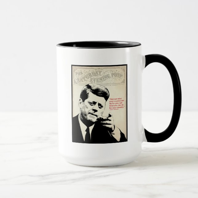 Tasse Citation de John F. Kennedy (Droite)