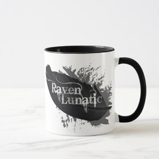 Tasse Citation de plaisir lunatique corbeau pour les ama (Droite)