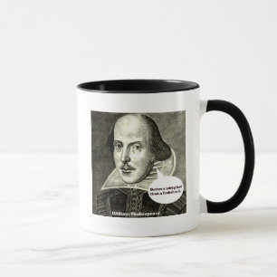 Tasse Citation de Shakespeare ; Améliorez un imbécile