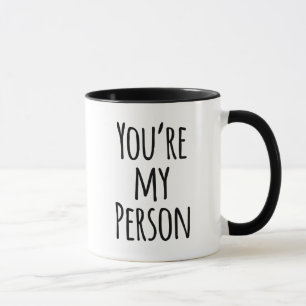 Tasse Citation de typographie Vous êtes mon ami