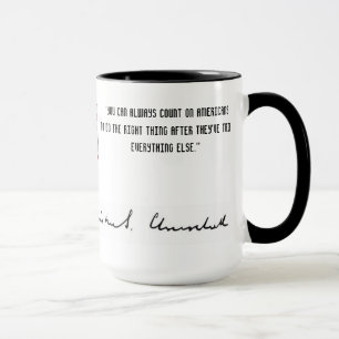 TASSE CITATION DE WINSTON CHURCHILL