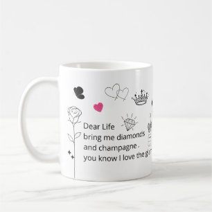 Tasse Citation Drôle et Glamour