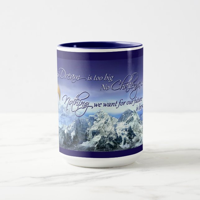 Tasse Citation Inspirationnelle Donald Trump Aigle et Mo (Centre)
