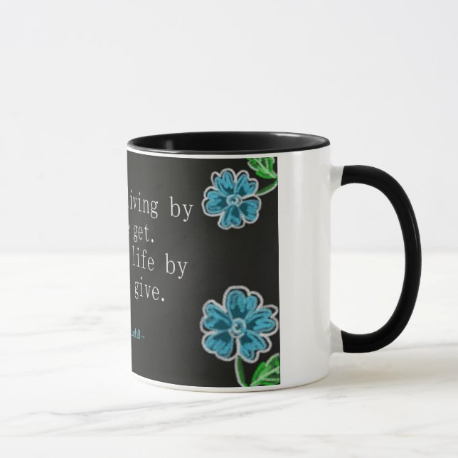 Tasse Citation inspirée de la vie de Churchill (Droite)