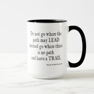Tasse Citation Vintage sur le leadership inspiré Emerso