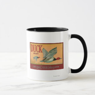 Tasse Citron LabelSan Dimas, CA de canard