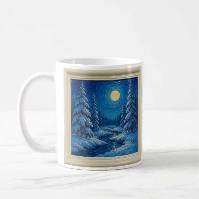 Tasse Clair de Lune d'Hiver (Gauche)