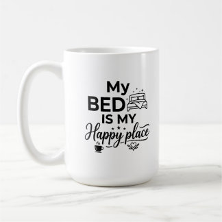 Tasse Classique 15 oz Citation Matinale Bonheur