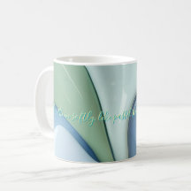 Tasse classique au graphique abstrait élégant
