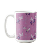 Tasse classique Butterfly Joy (Violet)