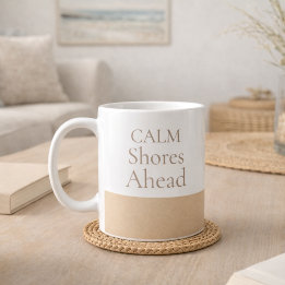 Tasse classique Calm Shores Ahead, 11 oz