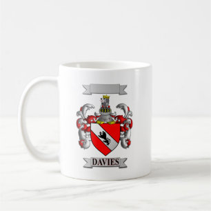 Tasse Classique Davies Nom de Famille et Logo