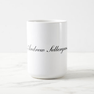 Tasse classique de 450ml avec nom personnalisé