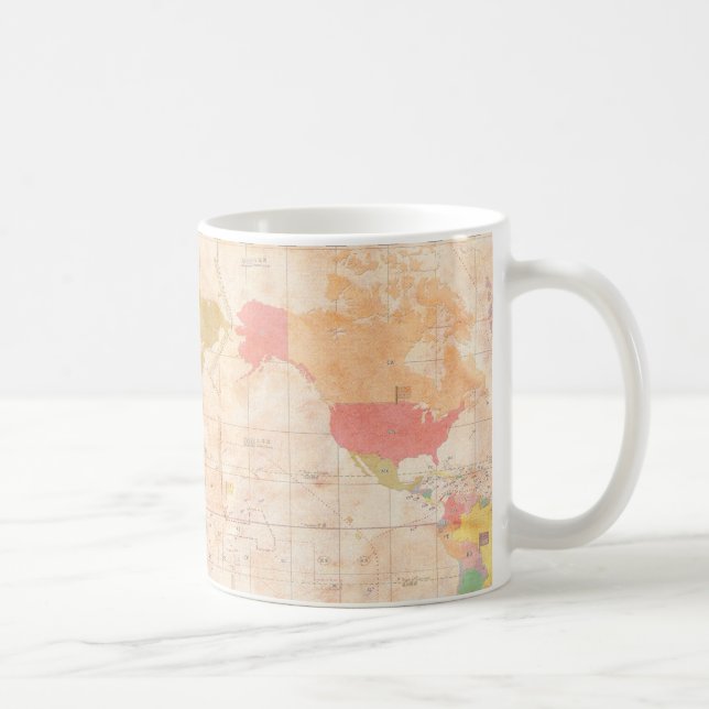 Tasse classique de carte de code du pays (Droite)