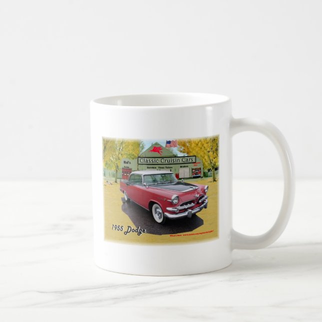 Tasse classique de Dodge des voitures 1955 de (Droite)