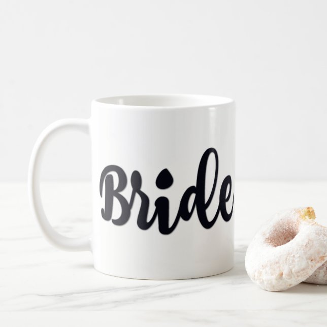 tasse classique de jeune mariée de 11 onces (Avec donut)