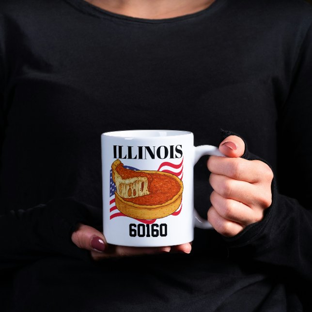 Tasse Classique de l'Illinois (Personalize Your Illinois Pride)