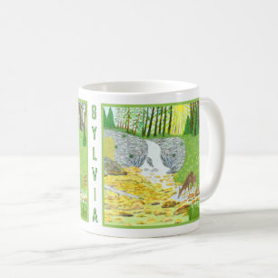 Tasse Classique de Scène de Forêt avec Texte