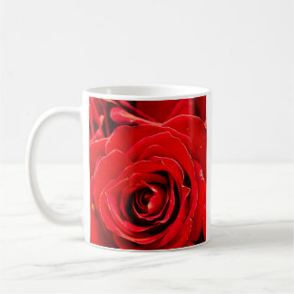 Tasse Classique Désir Roses Rouges 11oz