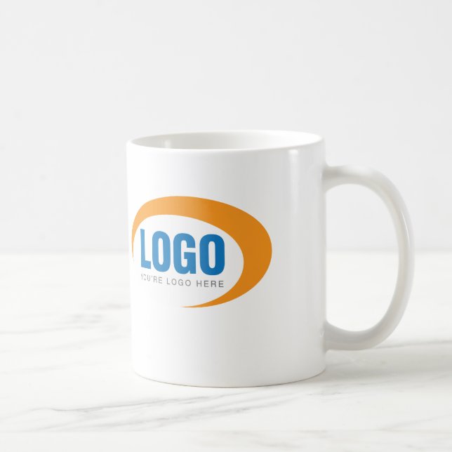 Tasse classique du blanc 10oz d'affaires faites (Droite)