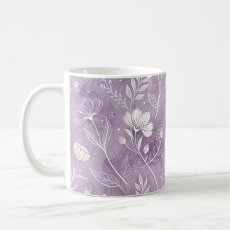 Tasse classique en art floral rêveur