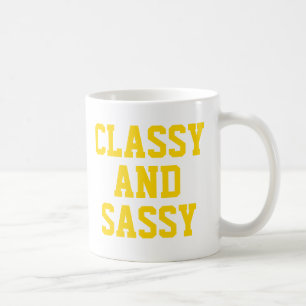 Tasse classique et sassy   Tasse Humour rose