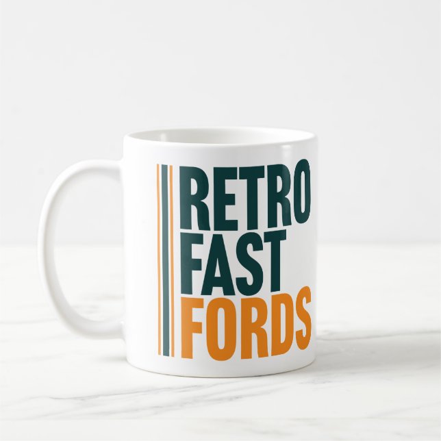 Tasse Classique Fords Rétro Rapide (Gauche)