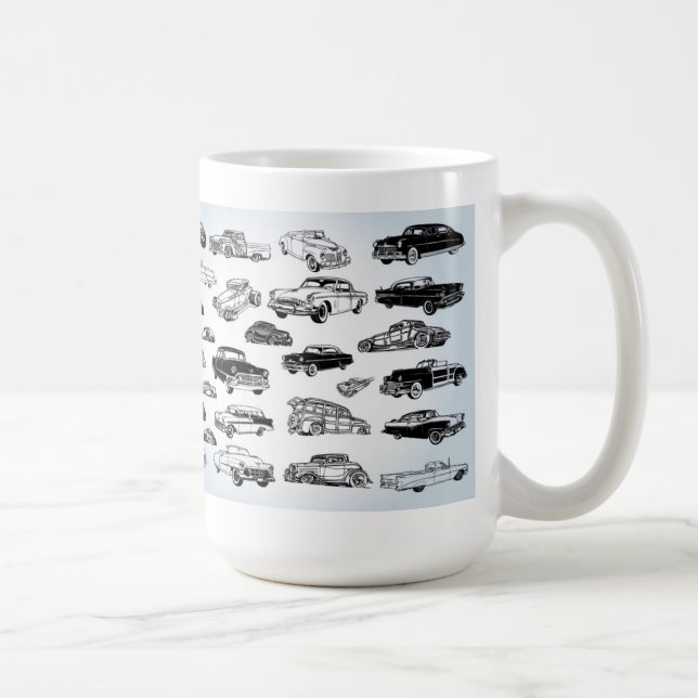 Tasse classique fraîche de voitures (Droite)