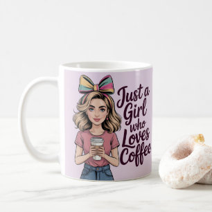 Tasse Classique Juste Une Fille Qui Aime Le Café
