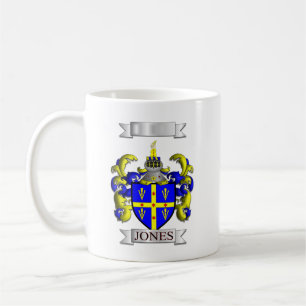 Tasse Classique Nom de Famille Jones et Logo