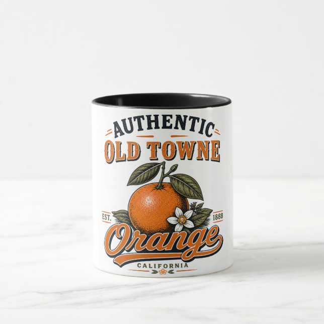 Tasse Classique Old Towne Orange  (Centre)