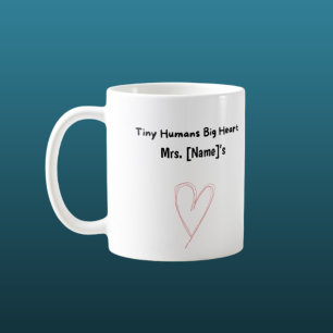 Tasse classique personnalisée pour un grand cœur d