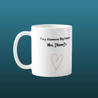 Tasse classique personnalisée pour un grand cœur d