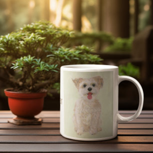 Tasse classique pour chien Morkie sucré