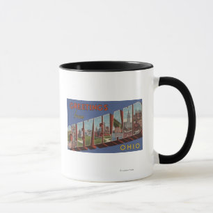 Tasse Cleveland, Ohio - grandes scènes 3 de lettre