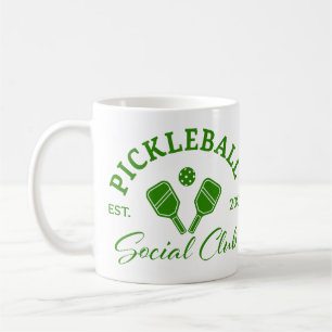 Tasse Club Social de Pickleball Année EST personna