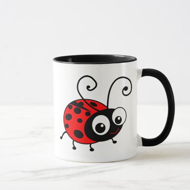 Tasse Coccinelle mignonne (Droite)
