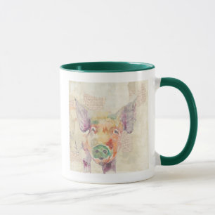 Tasse Cochon de collier de la ferme