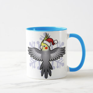 Tasse Cockatiel de Noël