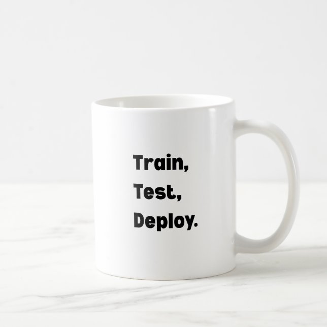 Tasse Code Café Répéter – Drôle développeur de log (Droite)