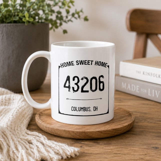 Tasse Code Postal Maison Douce Ferme (Créateur téléchargé)