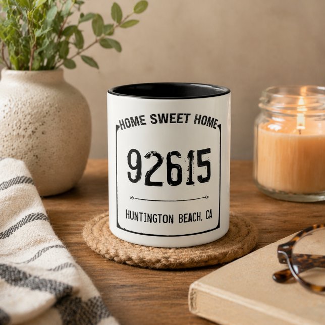 Tasse Code Postal Maison Douce Ferme (Créateur téléchargé)