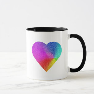 Tasse Coeur arc-en-ciel