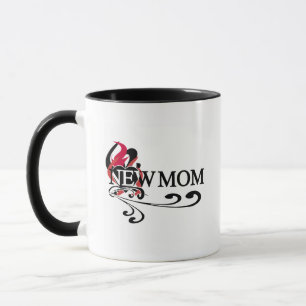 Tasse Coeur gothique Nouveau maman Tshirts et cadeaux