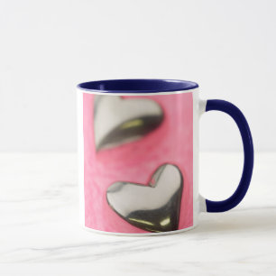 Tasse Cœurs argentés