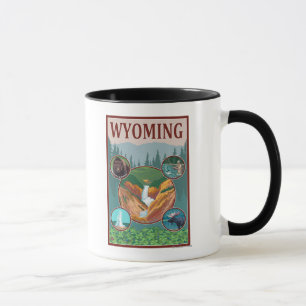 Tasse Collage de WyomingWyoming