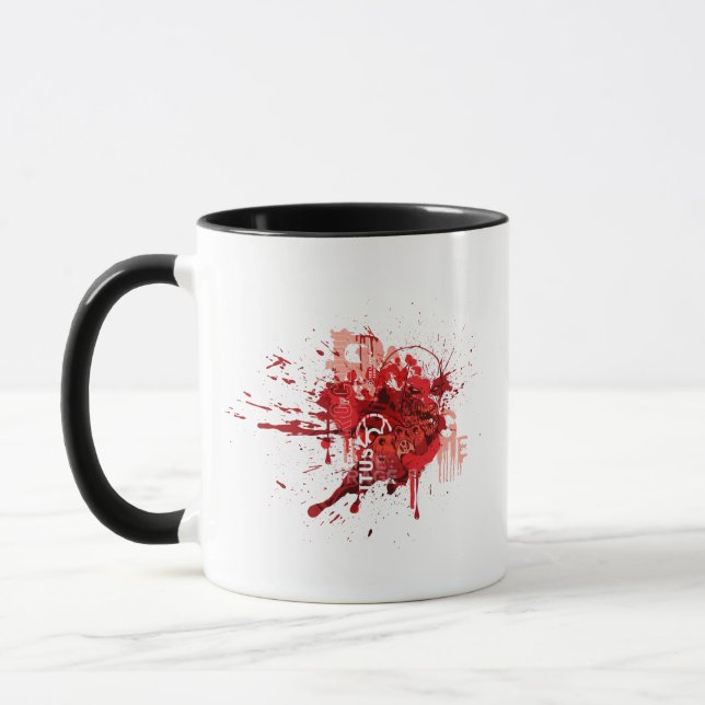 Tasse Collage du Corps de la lanterne rouge (Gauche)