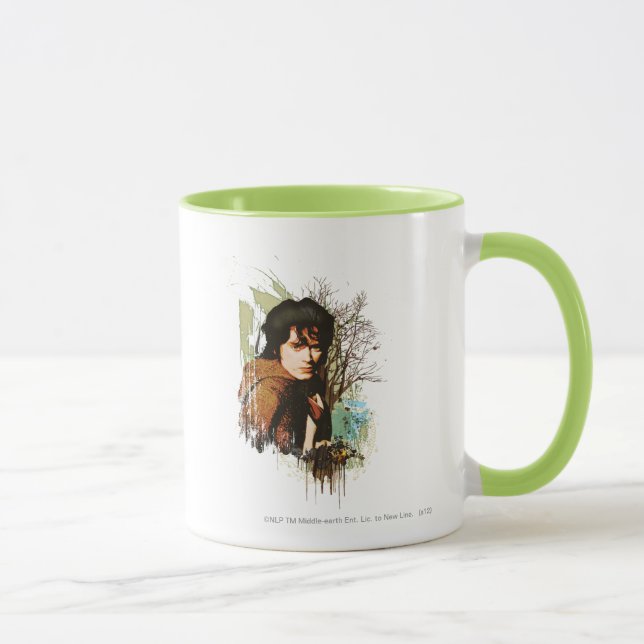 Tasse Collage du vecteur multimédia mixte FRODO™ (Droite)