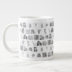 Tasse Collection Animaux au Crayon - Mosaïque Hori