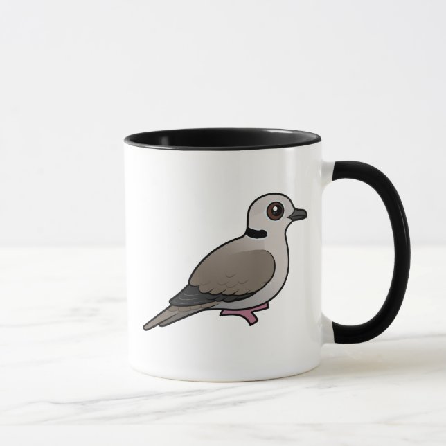 Tasse Colombe colletée par Eurasien de Birdorable (Droite)
